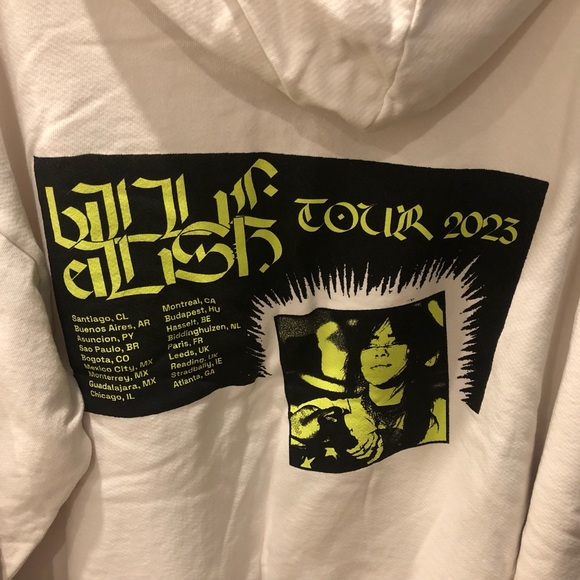 Billie Eilish 2023 Tour Hoodie - Picture 5 of 5